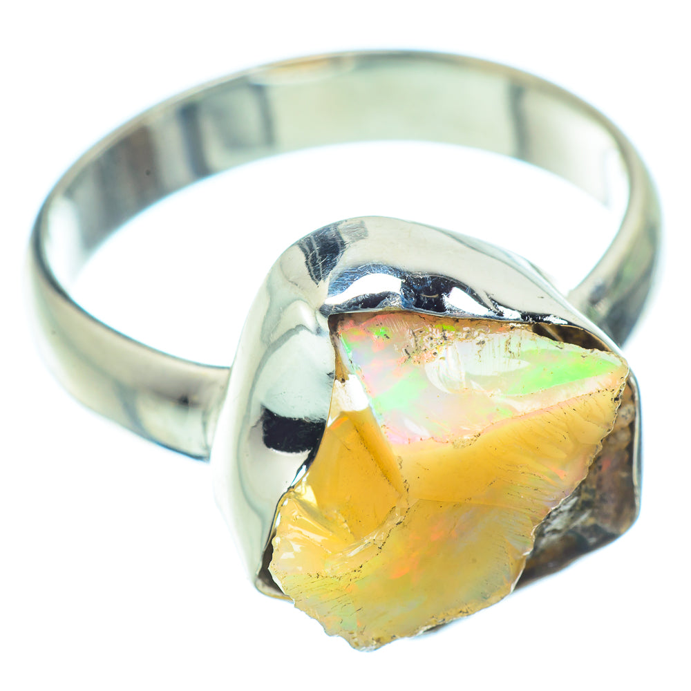 Ethiopian Opal Rings handcrafted by Ana Silver Co - RING36350