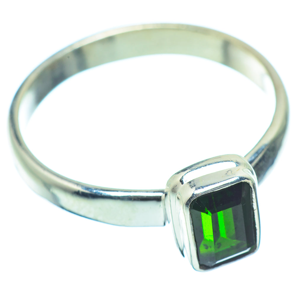 Chrome Diopside Rings handcrafted by Ana Silver Co - RING36371