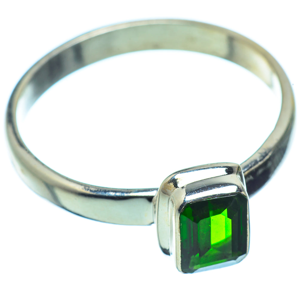 Chrome Diopside Rings handcrafted by Ana Silver Co - RING36634