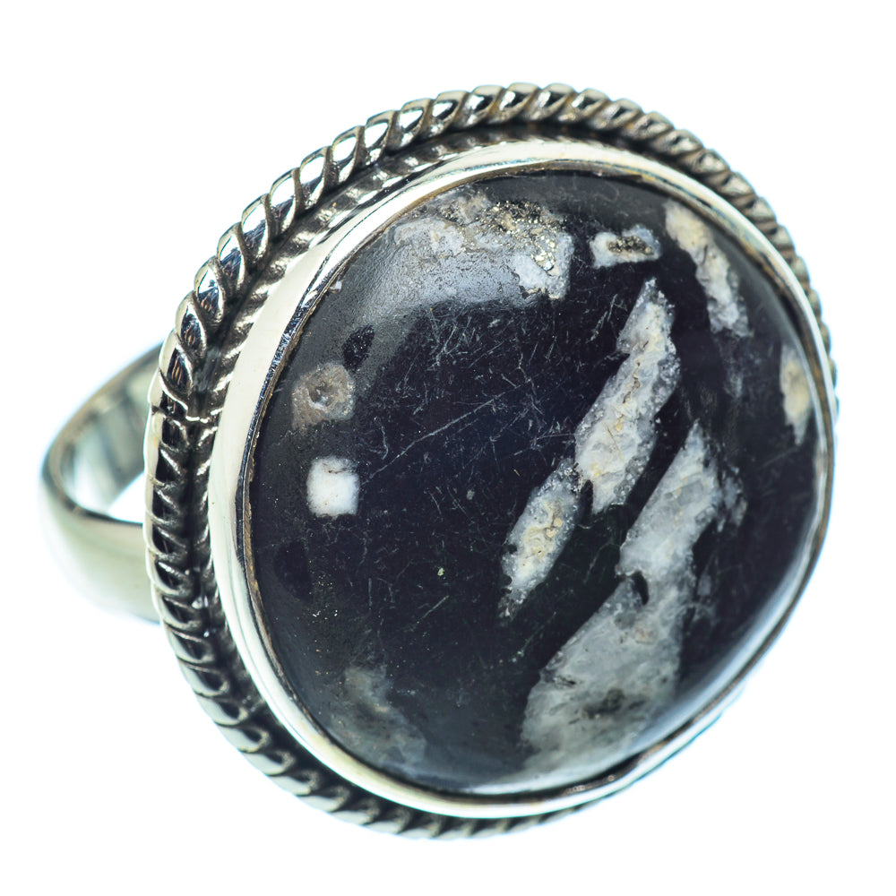 Chrysanthemum Stone Rings handcrafted by Ana Silver Co - RING37461