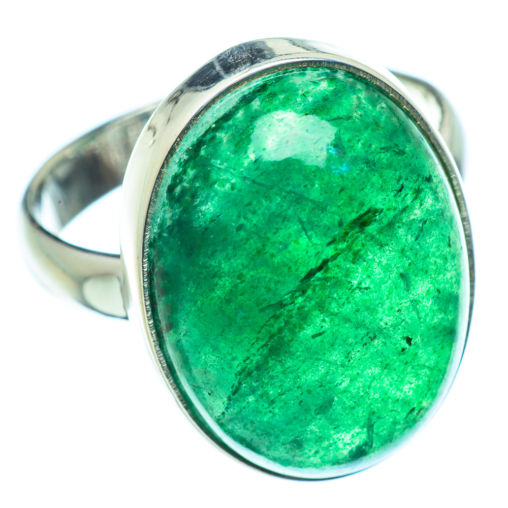 Green Aventurine Rings handcrafted by Ana Silver Co - RING39294