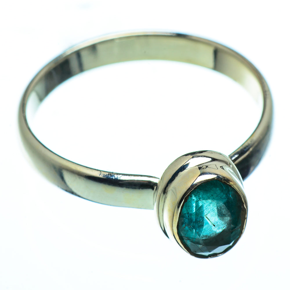 Zambian Emerald Rings handcrafted by Ana Silver Co - RING39986