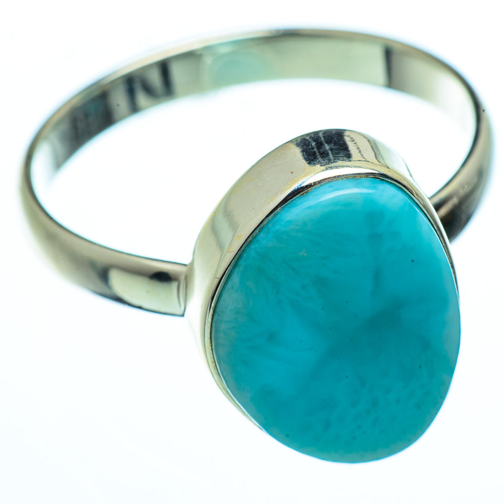 Larimar Rings handcrafted by Ana Silver Co - RING40042