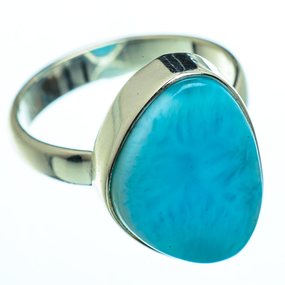 Larimar Rings handcrafted by Ana Silver Co - RING40124