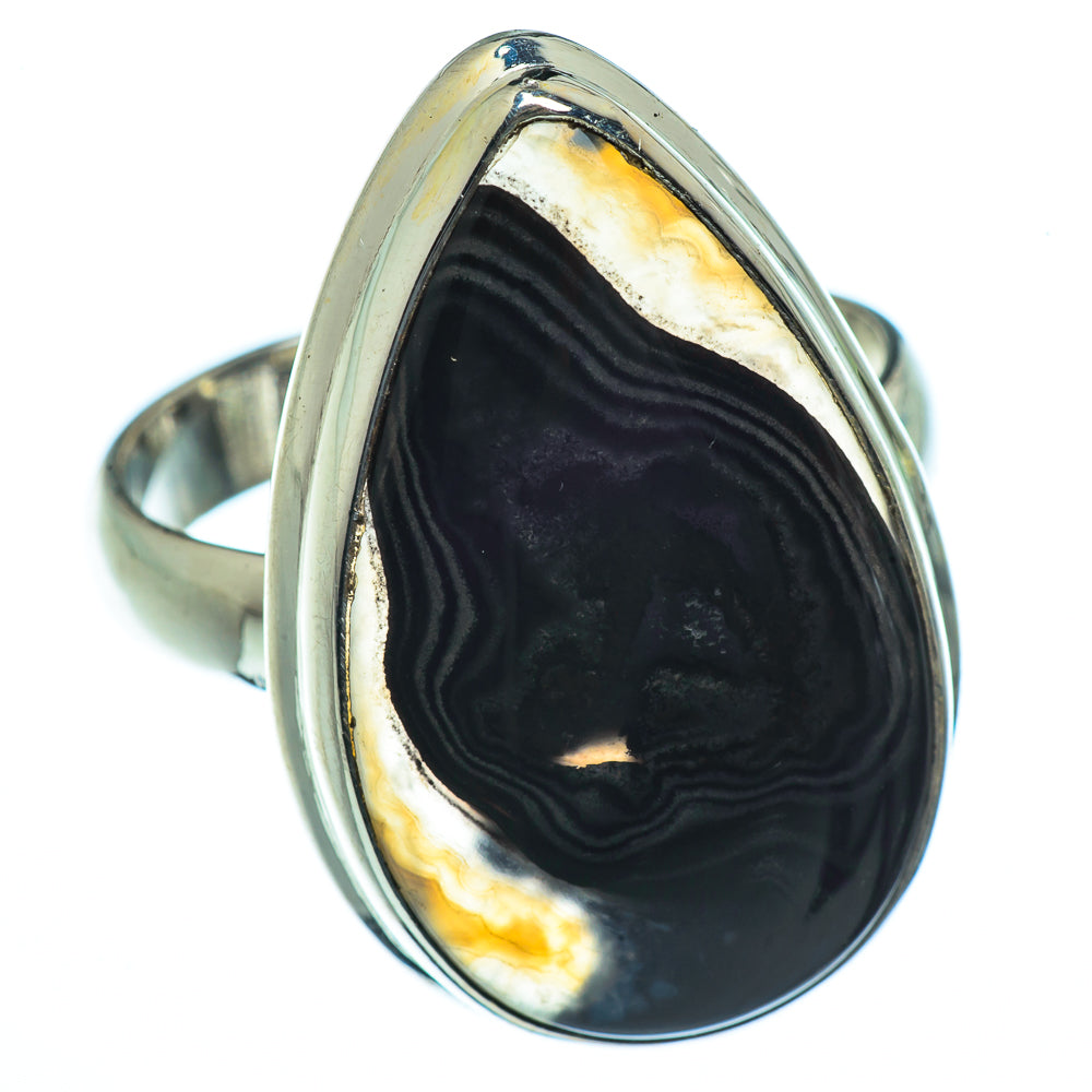 Psilomelane Rings handcrafted by Ana Silver Co - RING40466