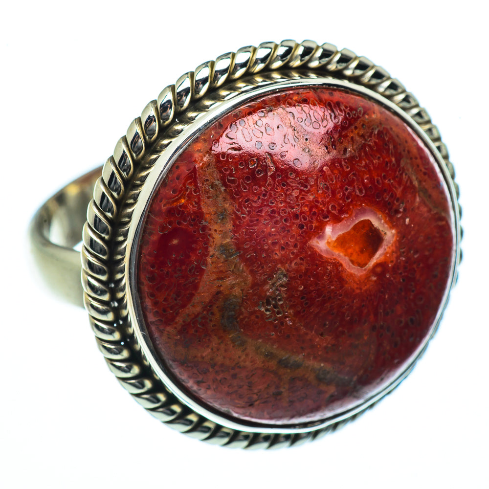 Sponge Coral Rings handcrafted by Ana Silver Co - RING40489