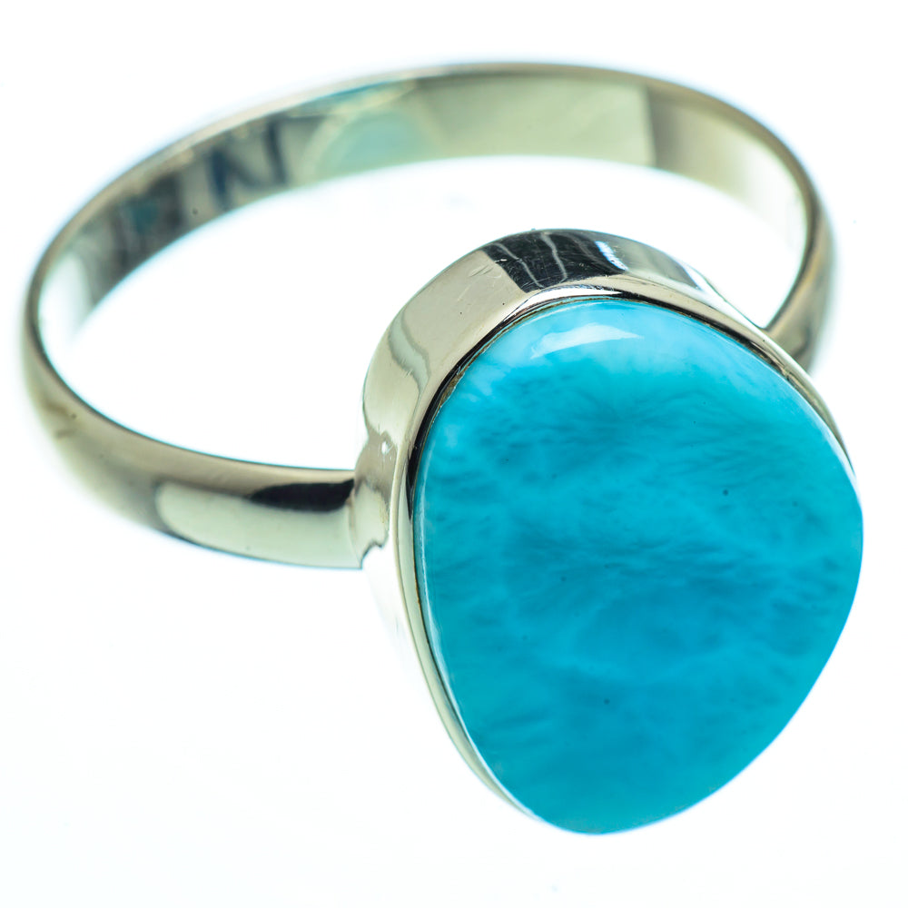 Larimar Rings handcrafted by Ana Silver Co - RING40561