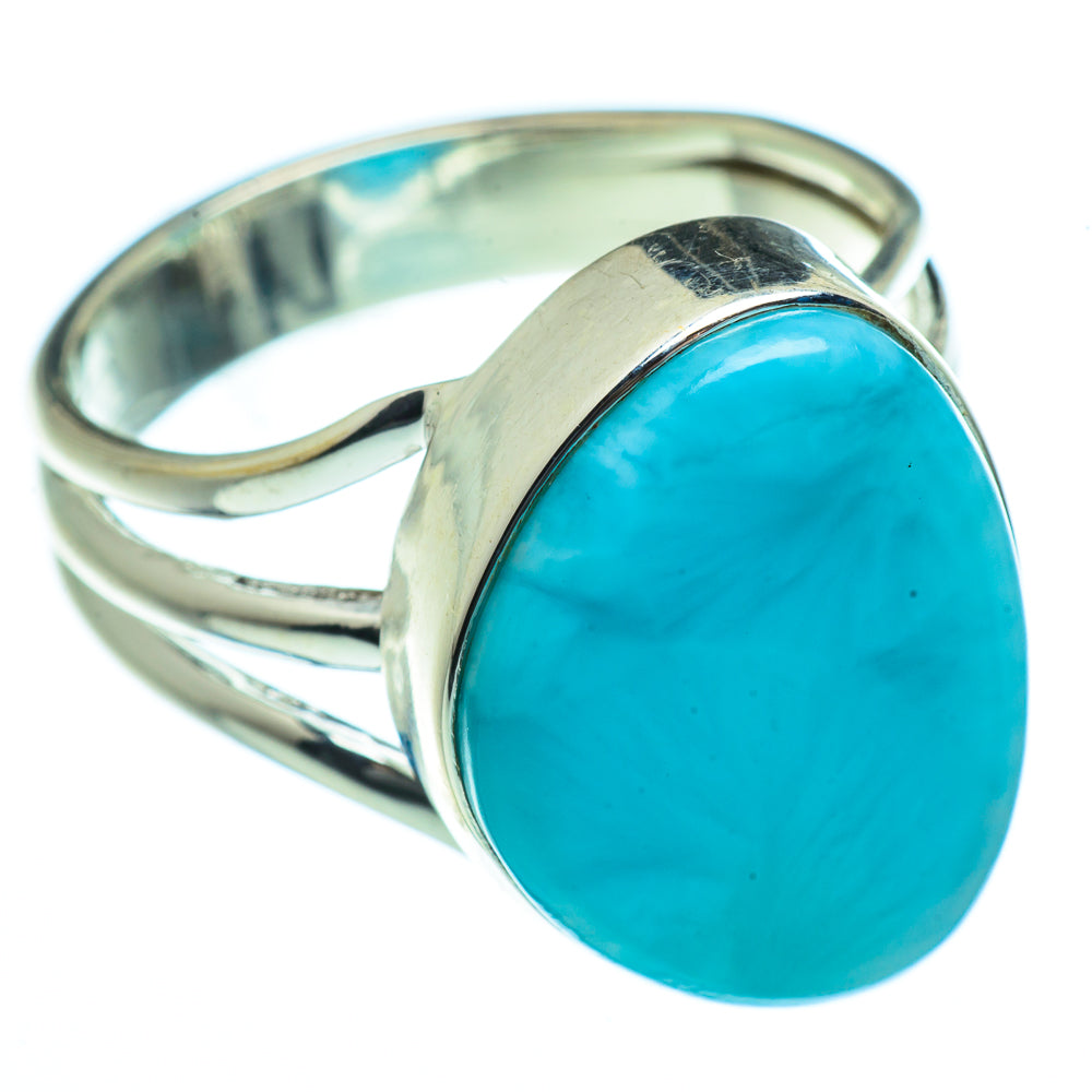 Larimar Rings handcrafted by Ana Silver Co - RING40647