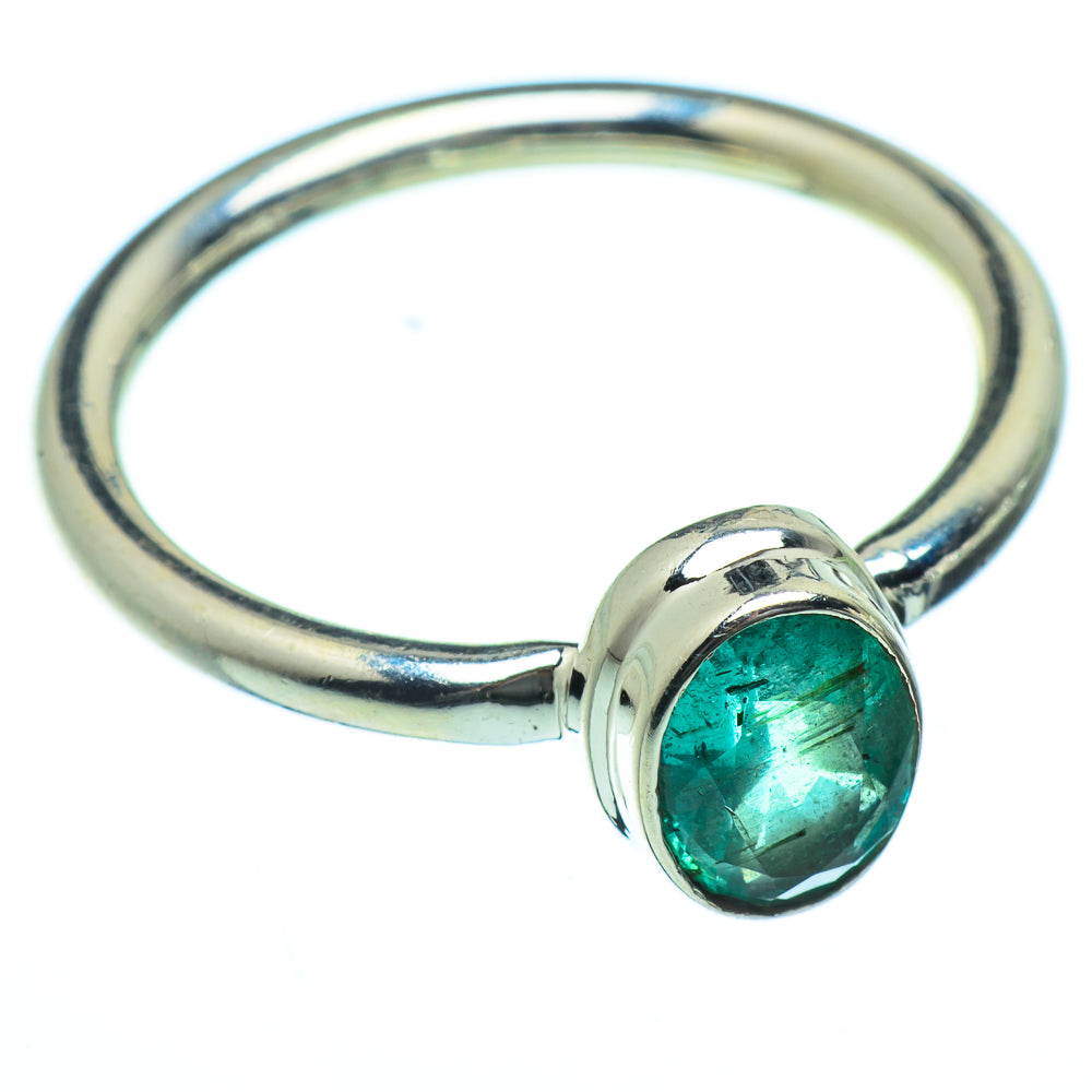 Zambian Emerald Rings handcrafted by Ana Silver Co - RING40676