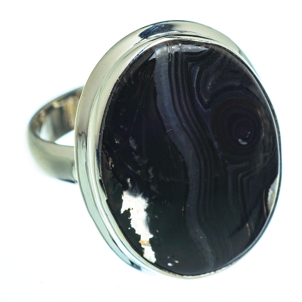 Psilomelane Rings handcrafted by Ana Silver Co - RING40810