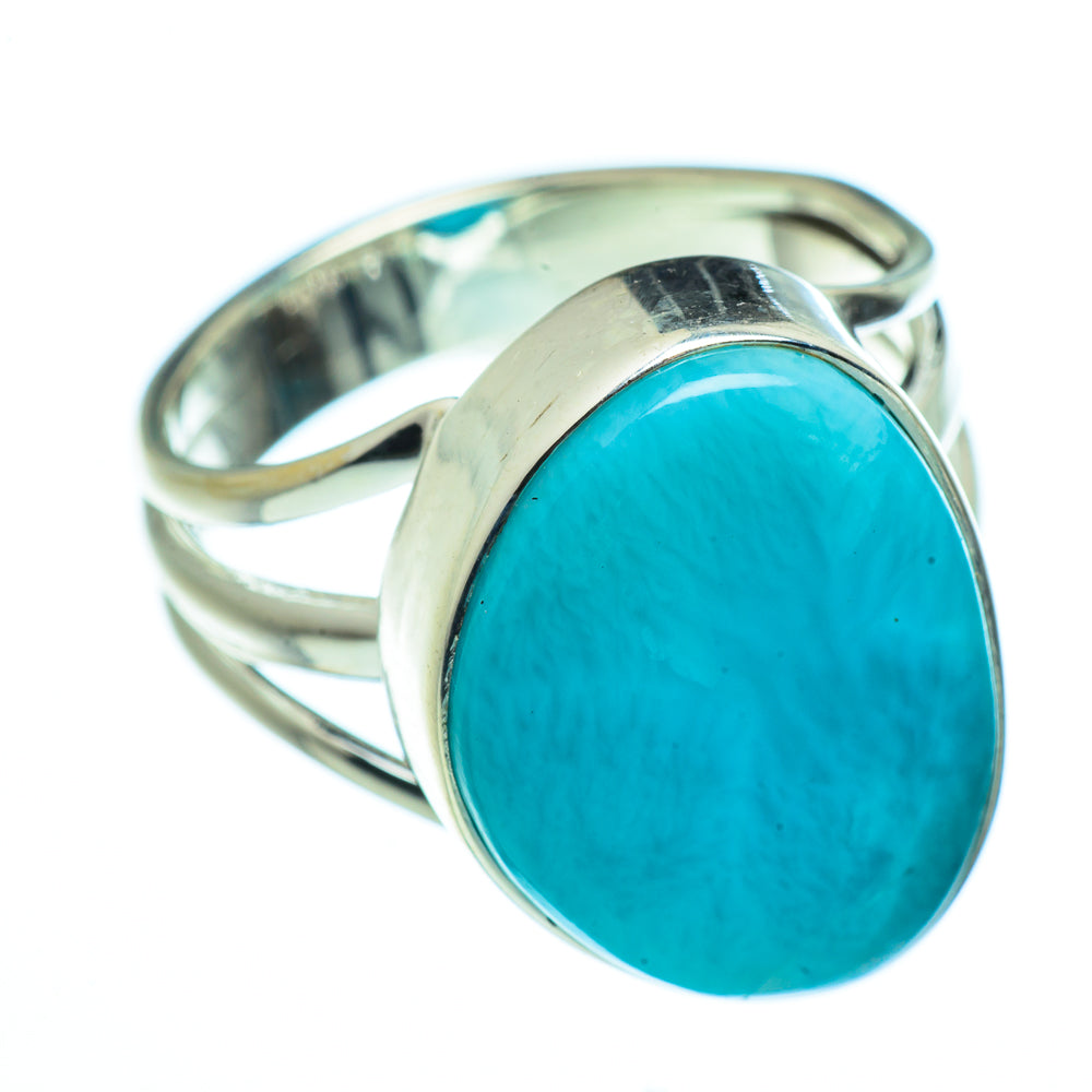 Larimar Rings handcrafted by Ana Silver Co - RING40928