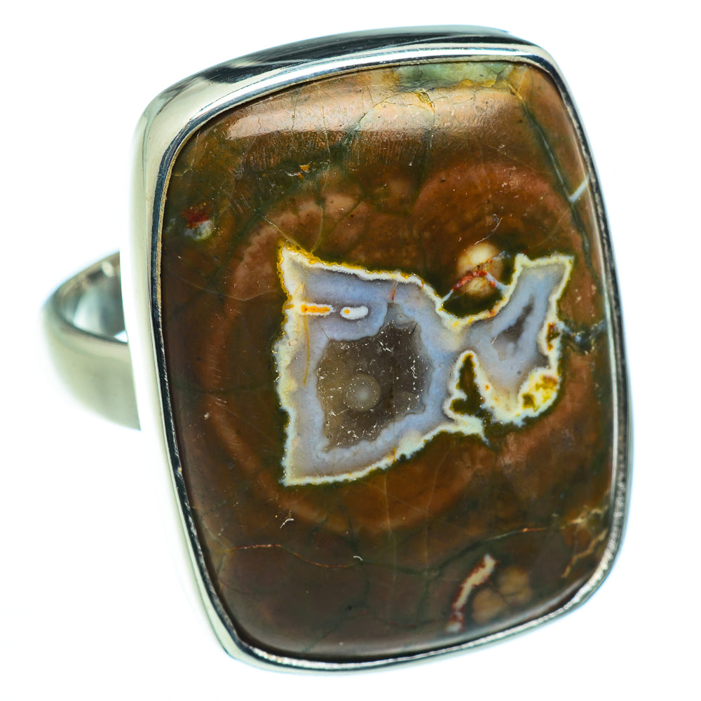 Rainforest Opal Rings handcrafted by Ana Silver Co - RING41176