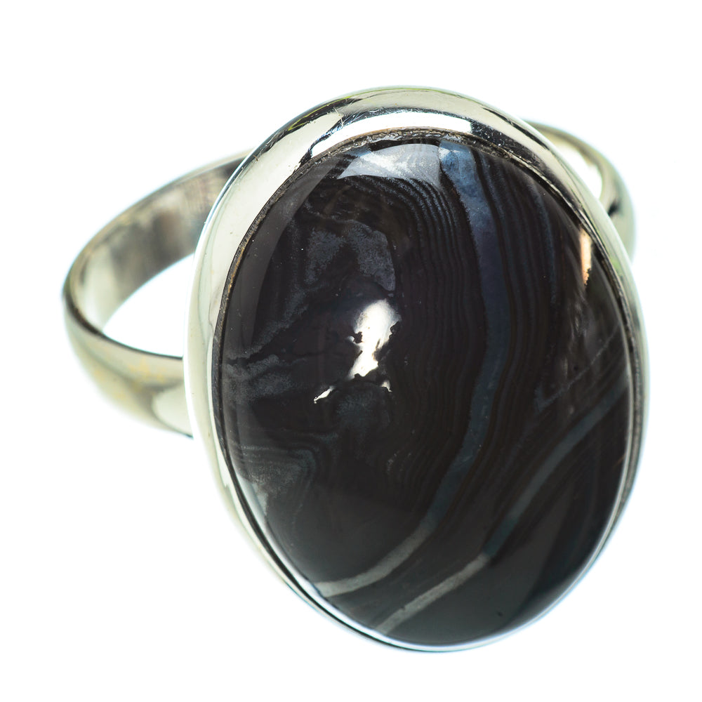 Psilomelane Rings handcrafted by Ana Silver Co - RING41244