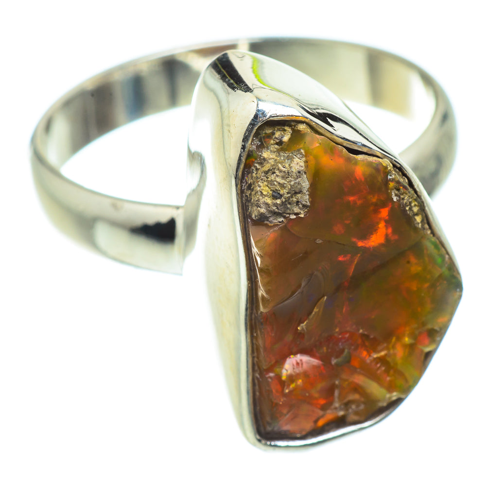 Ethiopian Opal Rings handcrafted by Ana Silver Co - RING41283