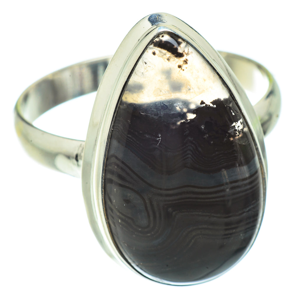 Psilomelane Rings handcrafted by Ana Silver Co - RING41310