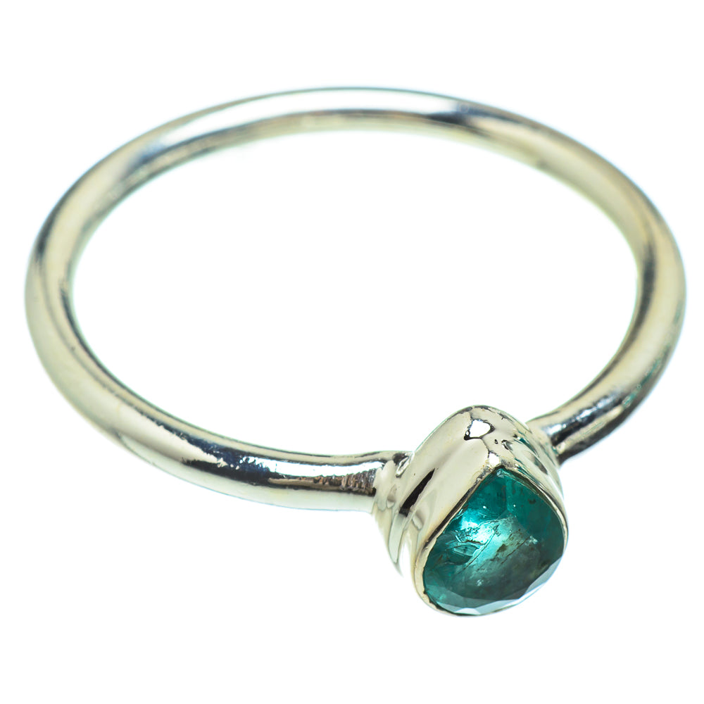 Zambian Emerald Rings handcrafted by Ana Silver Co - RING41762