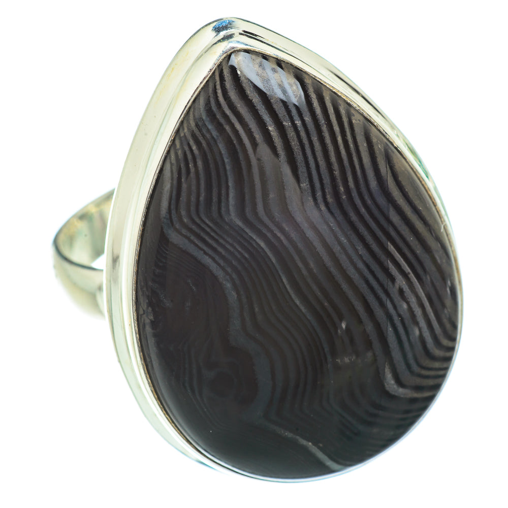 Psilomelane Rings handcrafted by Ana Silver Co - RING41956