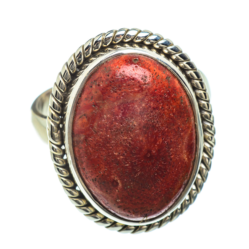 Sponge Coral Rings handcrafted by Ana Silver Co - RING41995