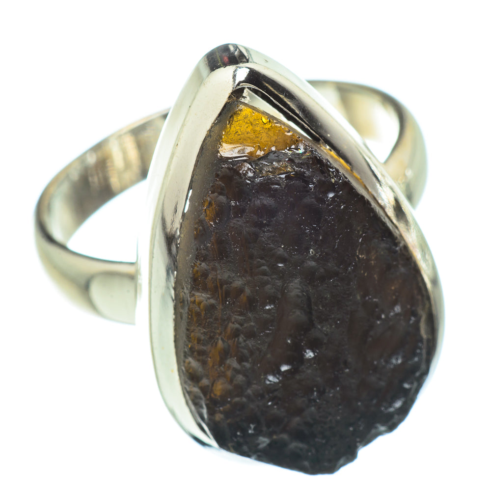 Tektite Rings handcrafted by Ana Silver Co - RING42077