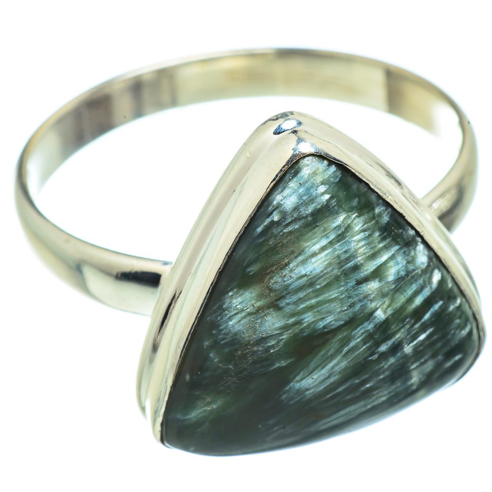 Seraphinite Rings handcrafted by Ana Silver Co - RING42162