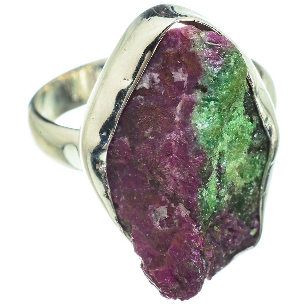 Ruby Zoisite Rings handcrafted by Ana Silver Co - RING42208