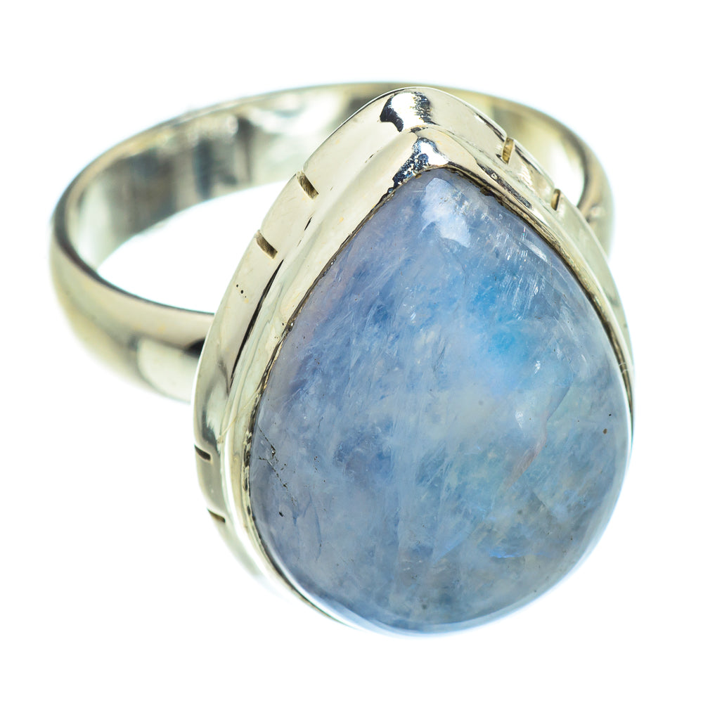 Rainbow Moonstone Rings handcrafted by Ana Silver Co - RING42267