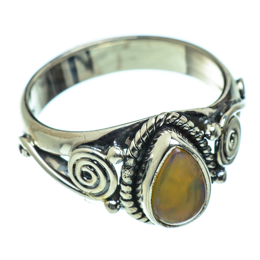 Ethiopian Opal Rings handcrafted by Ana Silver Co - RING43513