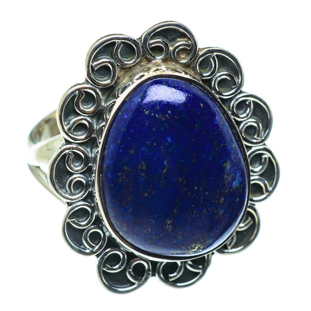 Lapis Lazuli Rings handcrafted by Ana Silver Co - RING43522
