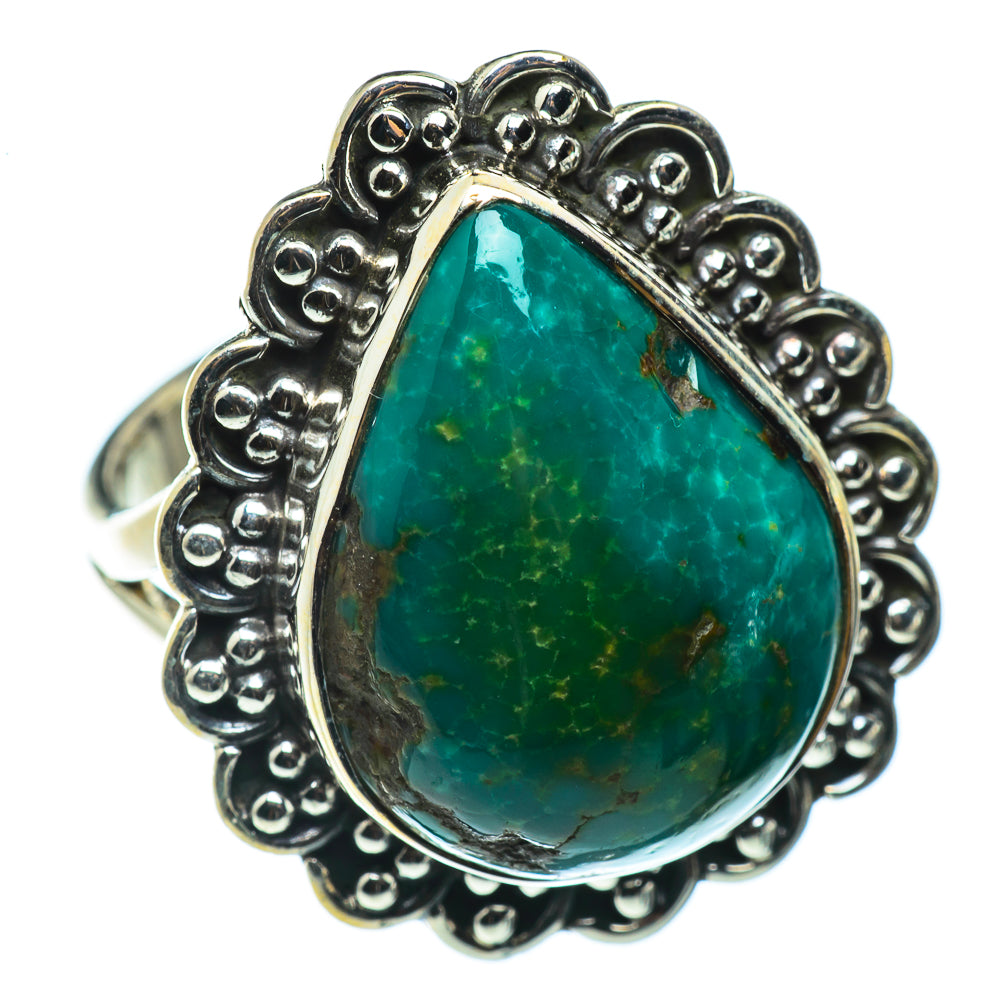 Tibetan Turquoise Rings handcrafted by Ana Silver Co - RING43581