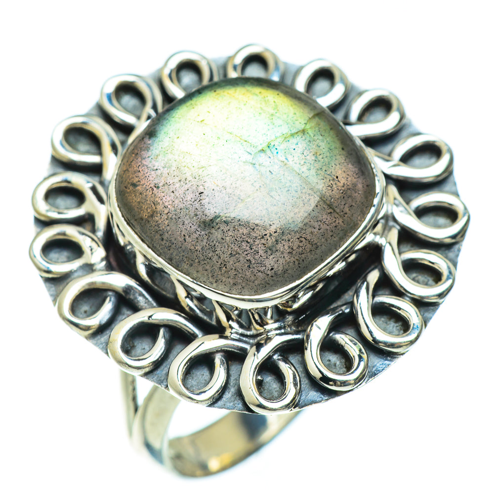 Labradorite Rings handcrafted by Ana Silver Co - RING44042