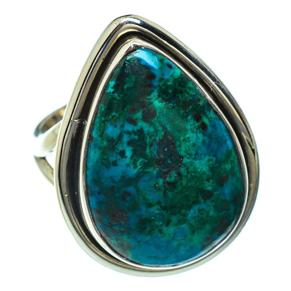 Chrysocolla Rings handcrafted by Ana Silver Co - RING44091
