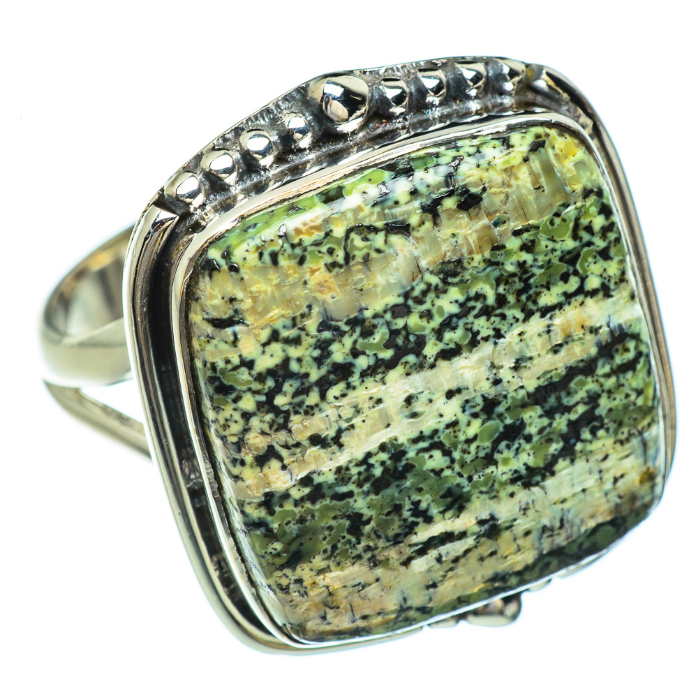 Lizard Jasper Rings handcrafted by Ana Silver Co - RING44830