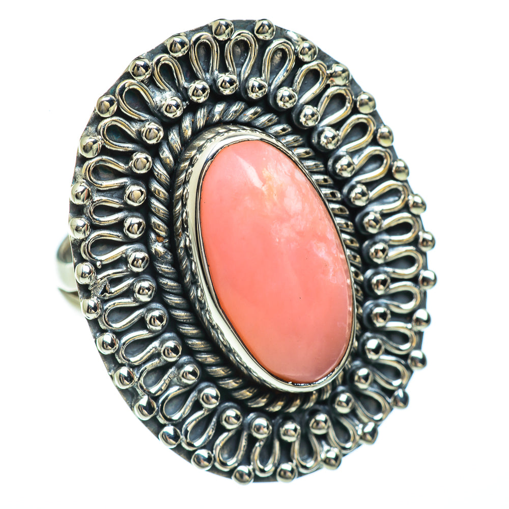 Pink Opal Rings handcrafted by Ana Silver Co - RING44977