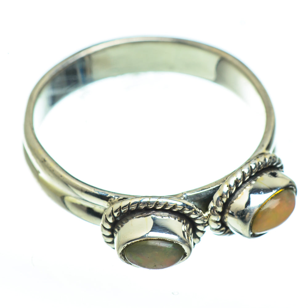 Ethiopian Opal Rings handcrafted by Ana Silver Co - RING45197