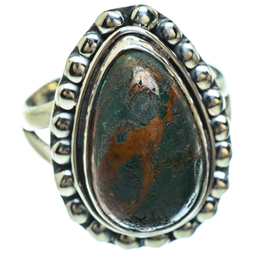 Chrysocolla Rings handcrafted by Ana Silver Co - RING45276