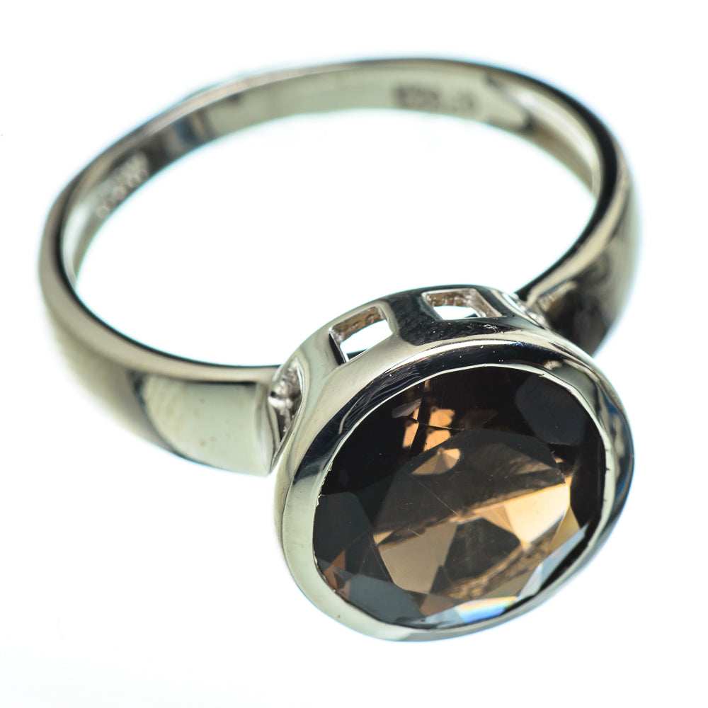 Smoky Quartz Rings handcrafted by Ana Silver Co - RING45653