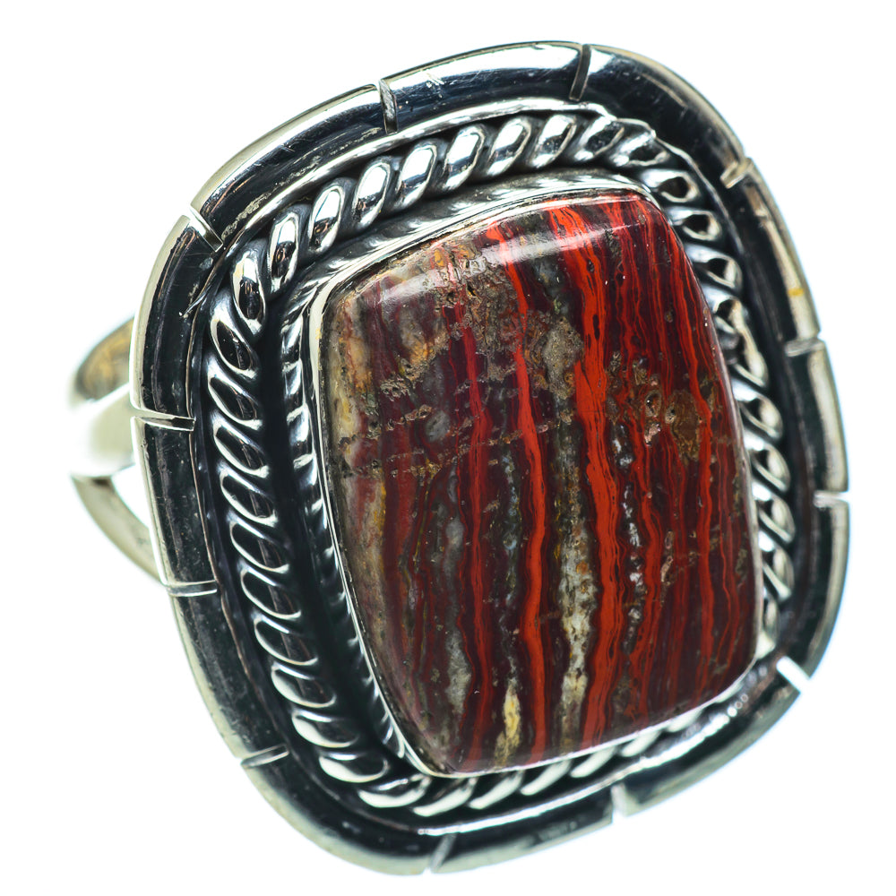 Red Jasper Rings handcrafted by Ana Silver Co - RING45658