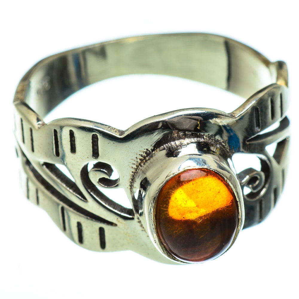 Baltic Amber Rings handcrafted by Ana Silver Co - RING46102