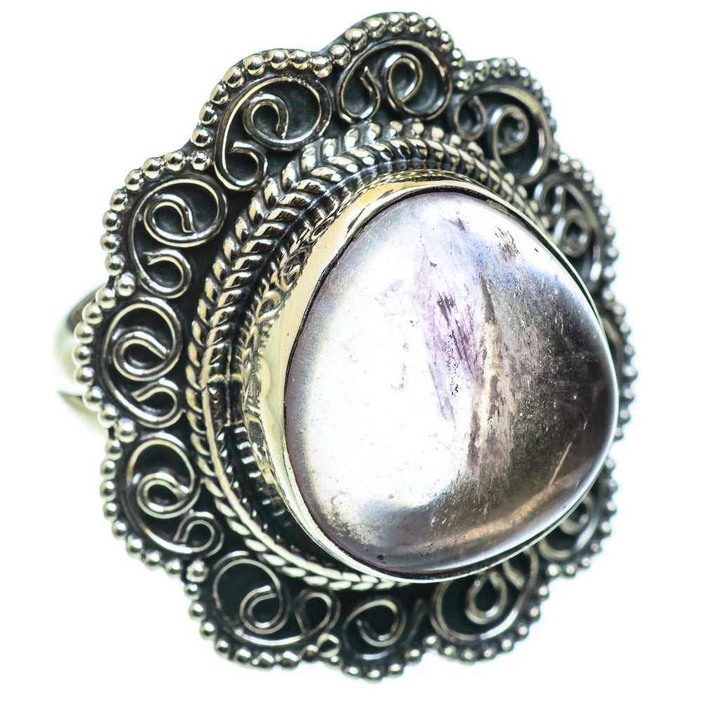 Rose Quartz Rings handcrafted by Ana Silver Co - RING46428
