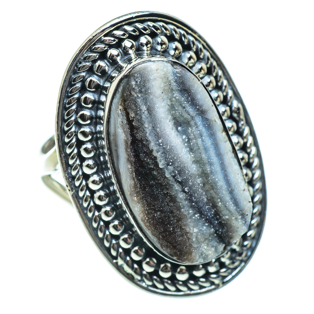 Desert Druzy Rings handcrafted by Ana Silver Co - RING46723