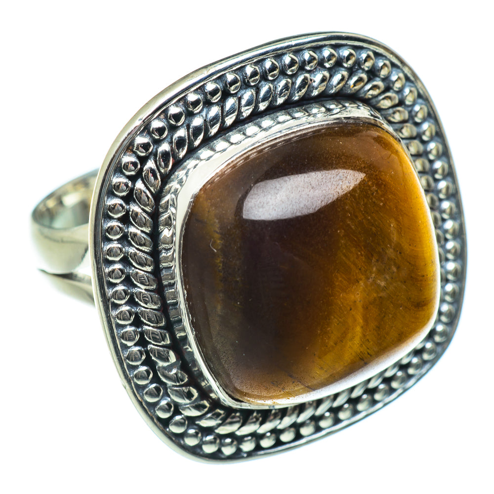 Tiger Eye Rings handcrafted by Ana Silver Co - RING46822