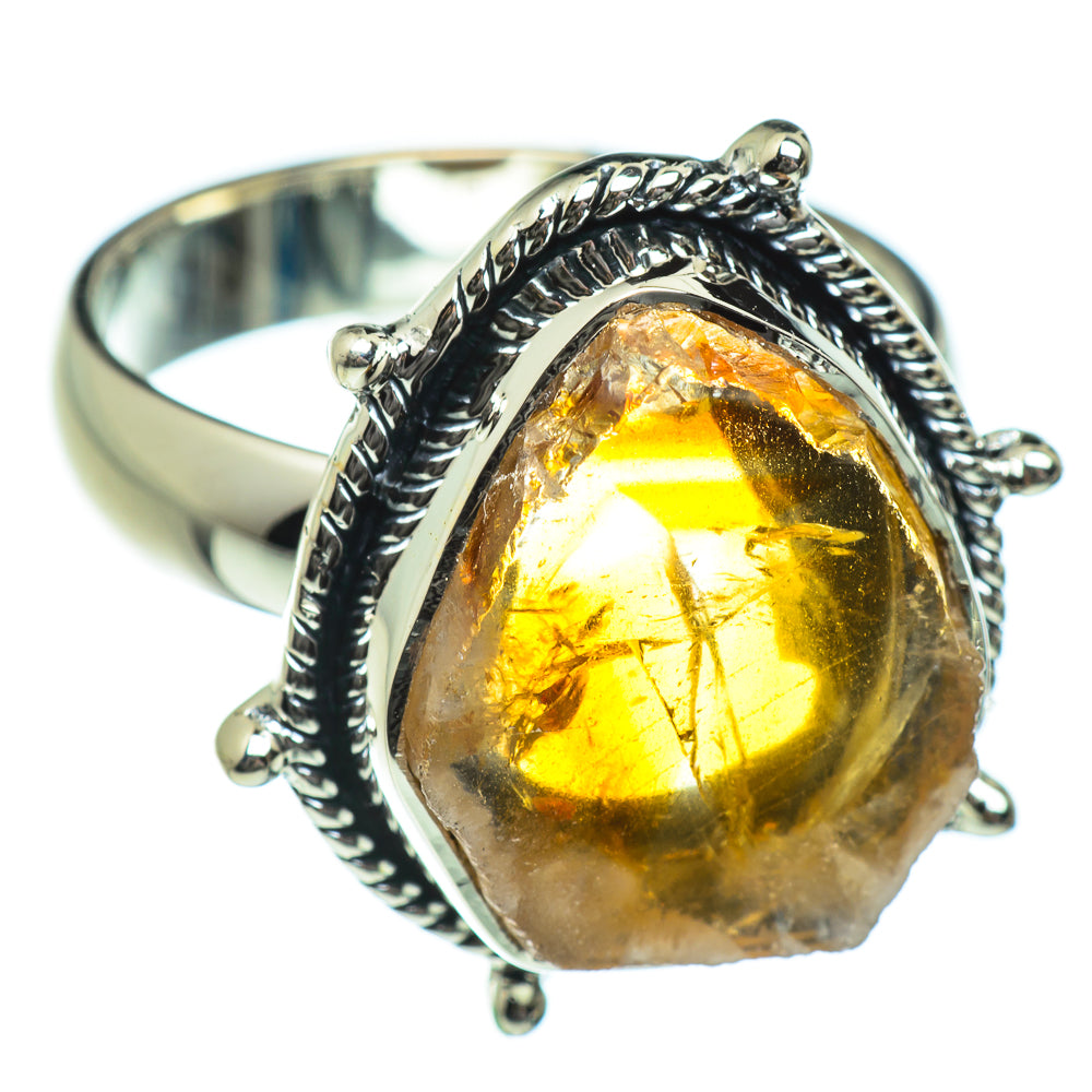 Citrine Rings handcrafted by Ana Silver Co - RING46919