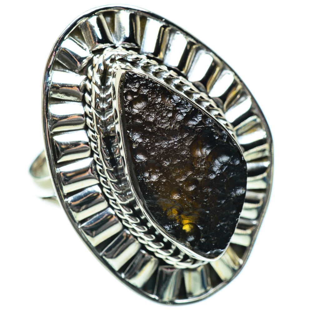 Tektite Rings handcrafted by Ana Silver Co - RING47074