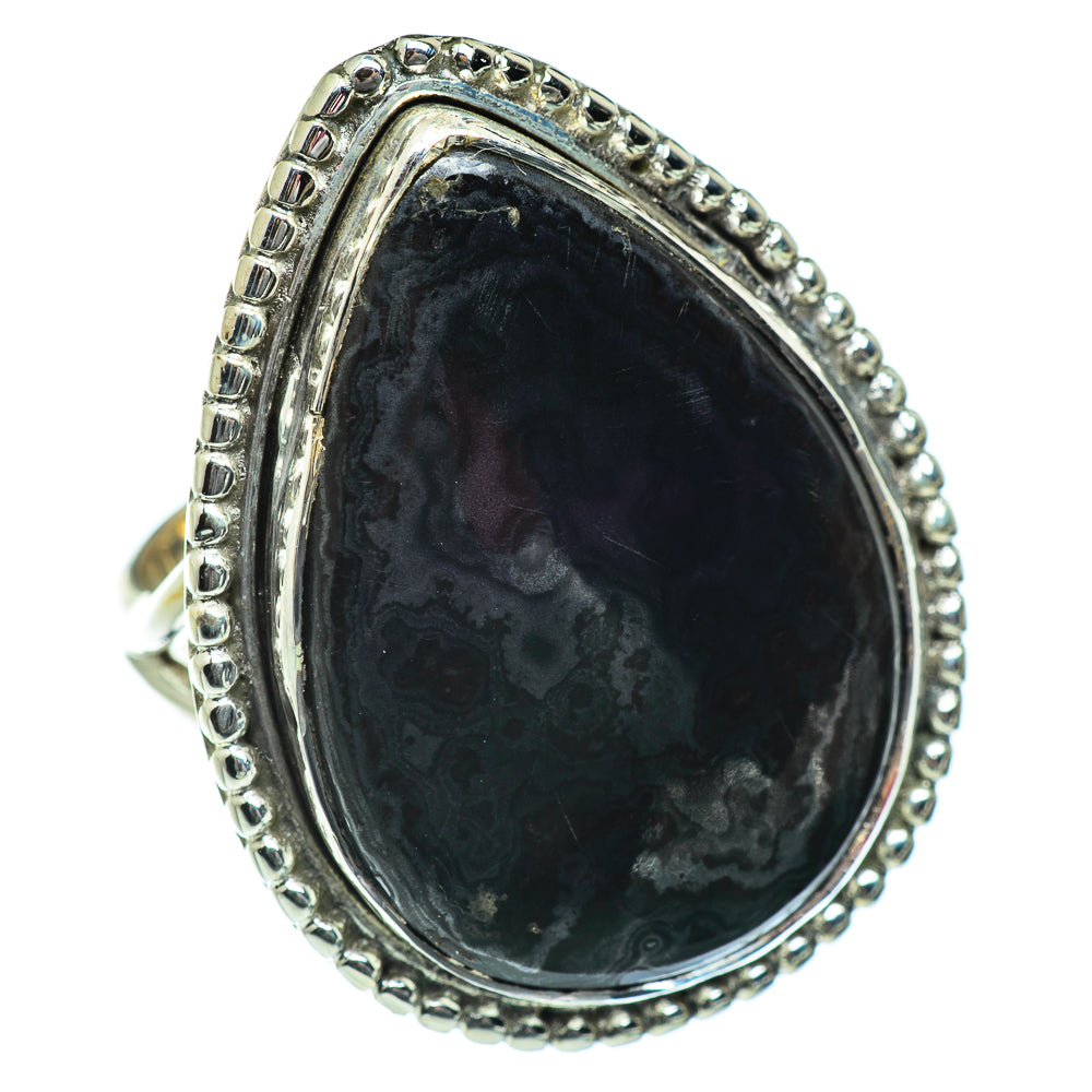 Psilomelane Rings handcrafted by Ana Silver Co - RING47075