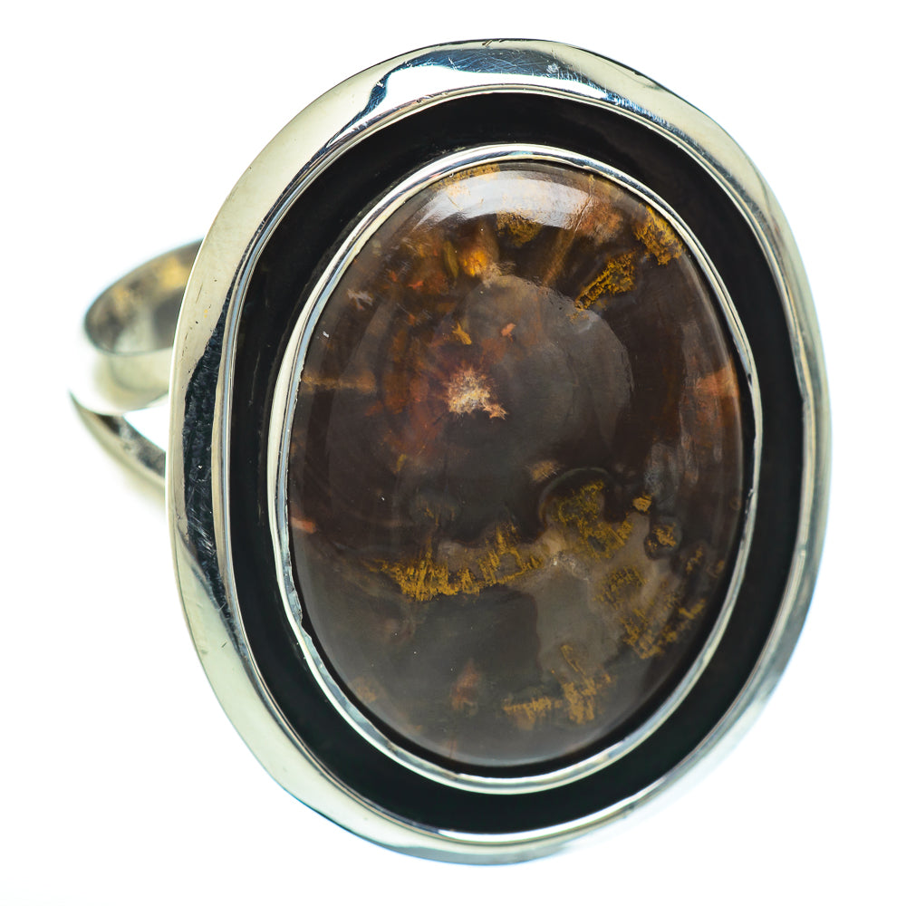 Petrified Wood Rings handcrafted by Ana Silver Co - RING47416