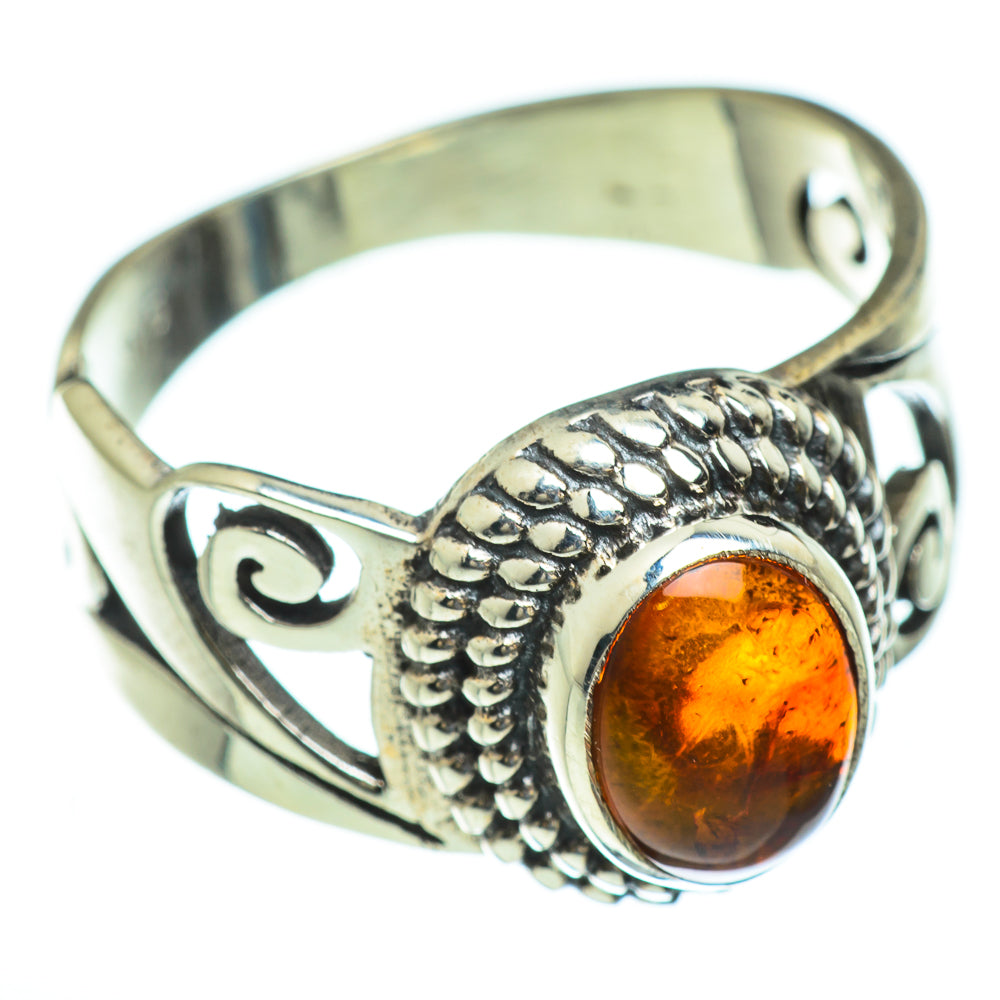 Baltic Amber Rings handcrafted by Ana Silver Co - RING47420