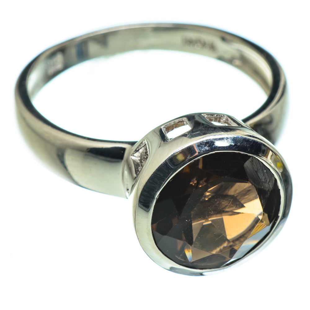 Smoky Quartz Rings handcrafted by Ana Silver Co - RING47746