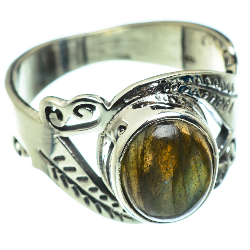 Labradorite Rings handcrafted by Ana Silver Co - RING47776
