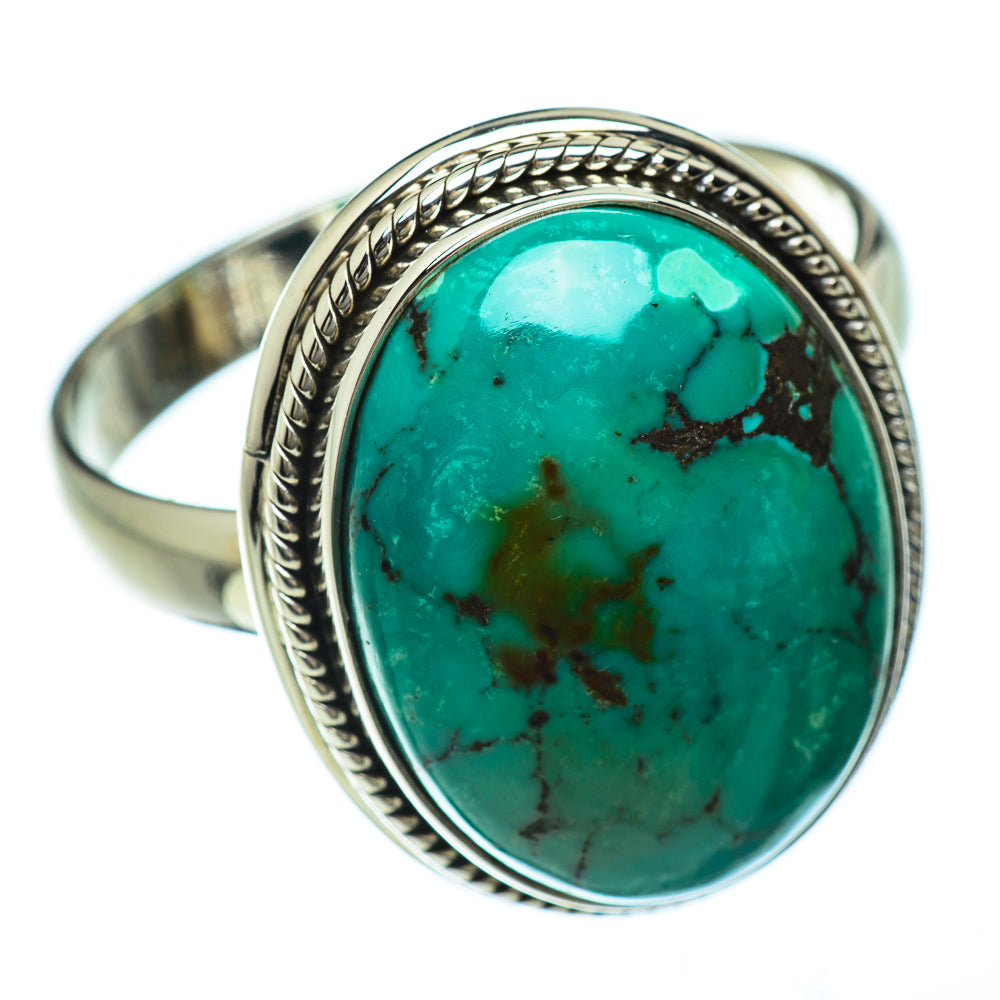 Tibetan Turquoise Rings handcrafted by Ana Silver Co - RING47928