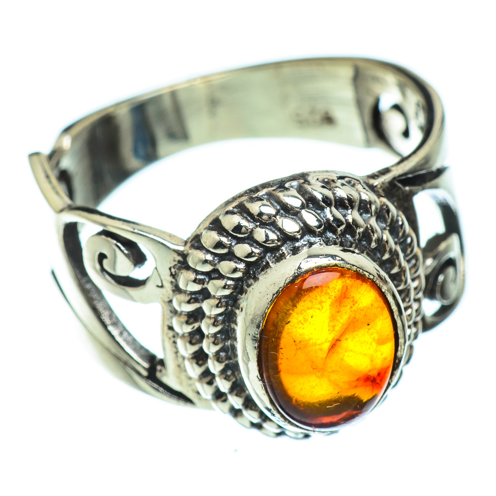 Baltic Amber Rings handcrafted by Ana Silver Co - RING47968